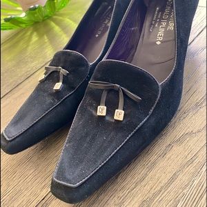 Donald J. Pliner Italian Suede Kitten Heels